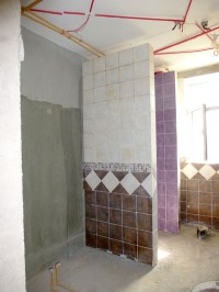 天庆格林小镇装修在建施工现场