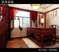鸿运润园房子装修案例 中式风格-(5)