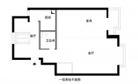 一层原始户型图