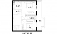 二层户型平面布局图