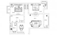 户型平面布局图