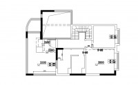 二层原始户型图