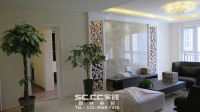 兰州实创装饰锦河丹堤111㎡效果图实景比对