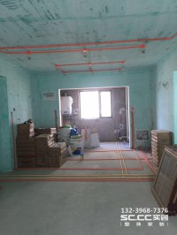  【兰州实创装饰】兰州装修实景工地中海·河山郡120㎡水电改造 